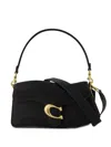 Coach Womens Black Tabby Twisted Leather Shoulder Bag