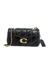 Coach Tabby 26 Nappa Leather Shoulder Bag In Black