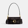 Coach Tabby Shoulder Bag 20 In Haircalf With Leopard Print