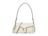 Coach Tabby 26 Chalk Leather Shoulder Bag In White