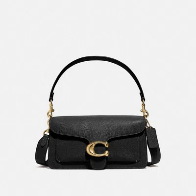 Coach Tabby Shoulder Bag 26 In Brass/black