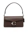 Coach Tabby 26 Logo Plaque Shoulder Bag In Brown