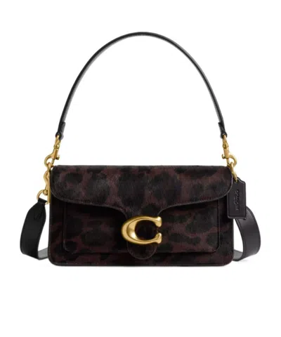 Coach Tabby Shoulder Bag 26 In Haircalf With Leopard Print