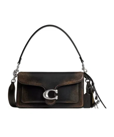 Coach Tabby Shoulder Bag 26 In Loved Leather In Multi