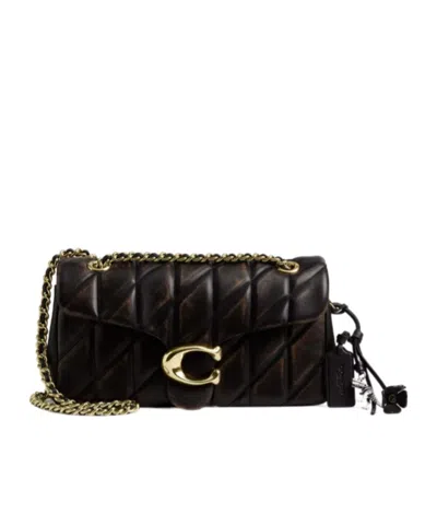 Coach Tabby Shoulder Bag 26 In Loved Leather With Quilting In Multi