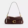 Coach Tabby Grain Leather Shoulder Bag In Pink