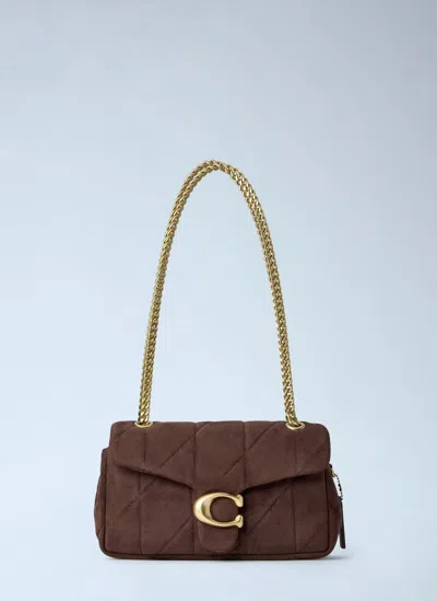 Coach Tabby Shoulder Bag 26 With Quilting In Brown