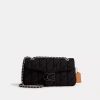 Coach Tabby Shoulder Bag 26 With Quilting In Silver/black