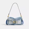 Coach Tabby Shoulder Bag 26 With Repurposed Denim Patchwork