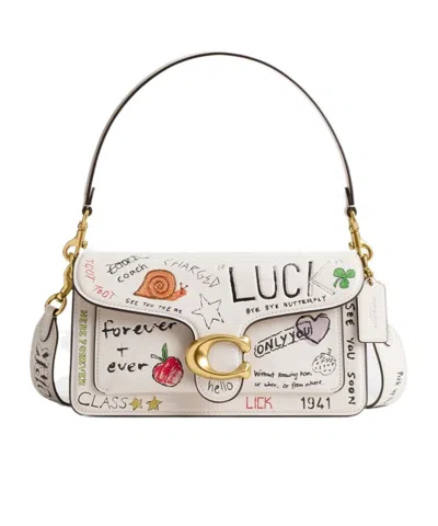 Coach Tabby Shoulder Bag 26 With Sketch Print In Multi