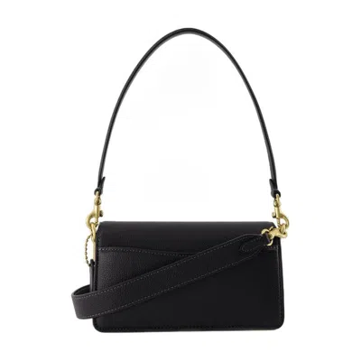 Coach Tabby Shoulder Bag  Black In ["black","gold Tone"]