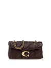 Coach Tabby 20 Leather Crossbody Bag In Brown