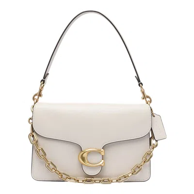 Coach Tabby Shoulder Bag In White