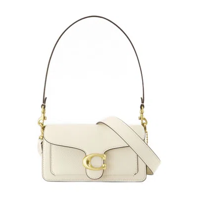 Coach Tabby Shoulder Bag In White