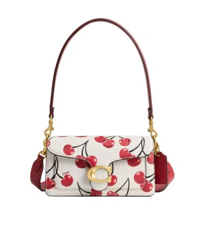 Coach Tabby Shoulder Bag In White