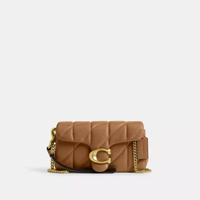 Coach Tabby Tasche Mit Handschlaufe Und Kissensteppung In Brown
