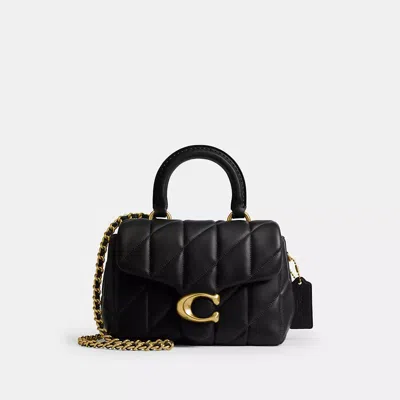 Coach Tabby Top Handle Bag With Quilting In Multi