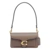 Coach Tabby 20 Leather Crossbody Bag In Sand