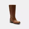 Coach Tall Boot In Brown