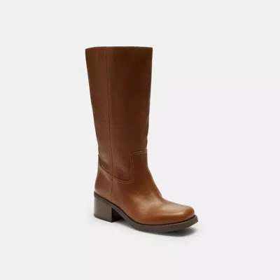 Coach Tall Boot In Brown