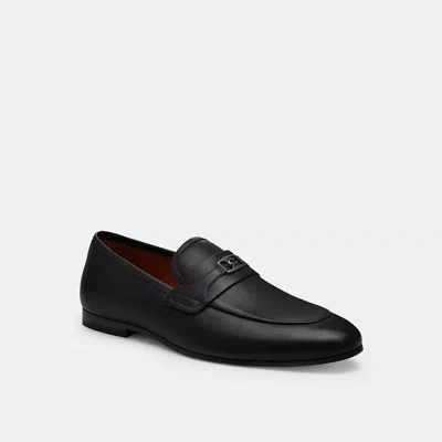 Coach Black Sculpted Signature Loafers