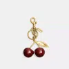 Coach Cherry Bag Charm In Red