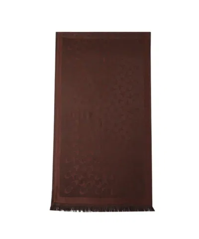 Coach Tasseled Scarf In Brown