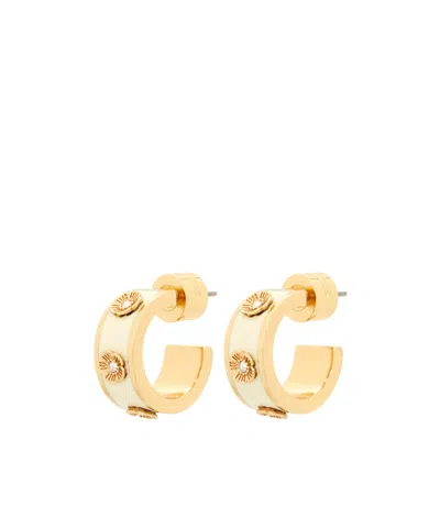 Coach Tea Rose Earrings