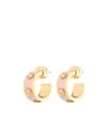 COACH TEA ROSE EARRINGS