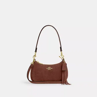Coach Teri Mini Crossbody Bag In Brown