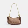 Coach Teri Mini Crossbody Bag In Signature Canvas In Brown