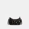 Coach Teri Mini Crossbody Bag With Rivets In Black