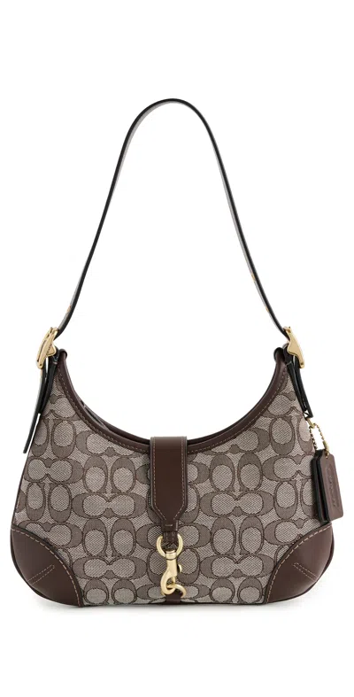Coach The Originals Signature Jacquard Hobo Oak Maple