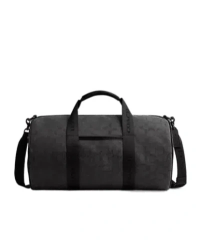 Coach Theo Duffle In Signature Jacquard