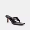 Coach Thong Kitten Heel In Black