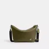 Coach Top Zip Messenger Bag In Green