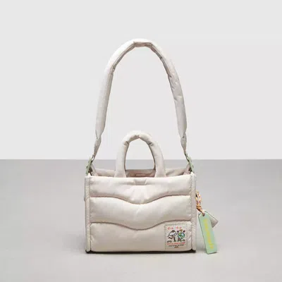 Coach Topia Loop Bauschige Mini Tote In White