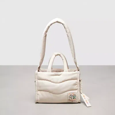 Coach Topia Loop Bauschige Mini Tote In White
