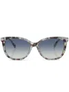 Coach Tortoiseshell-effect Sunglasses In Green
