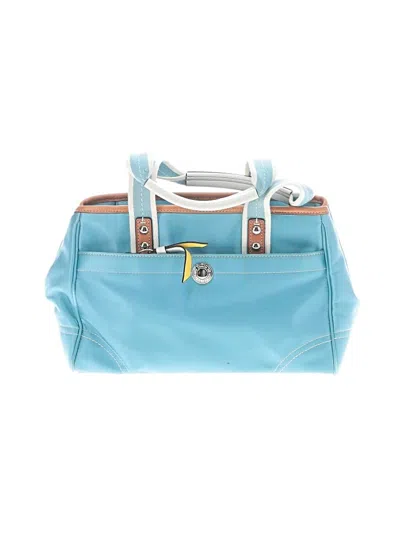 Pre-owned Coach Tote Bag In Blue