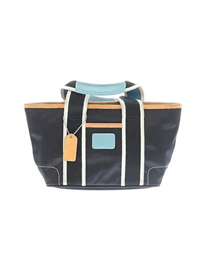 Pre-owned Coach Tote Bag In Blue