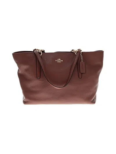 Pre-owned Coach Tote Bag In Brown