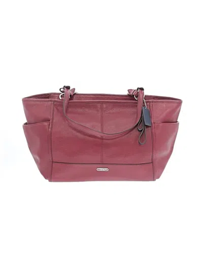 Coach Tote Bag In Burgundy