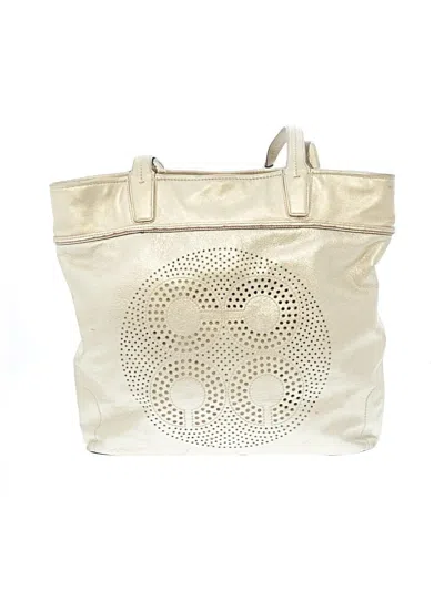 Pre-owned Coach Tote Bag In Ivory