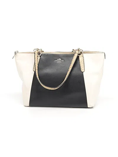 Pre-owned Coach Tote Bag In Ivory