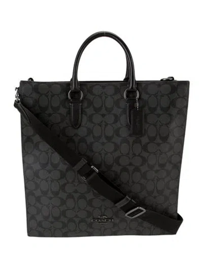 Pre-owned Coach Tote In Black