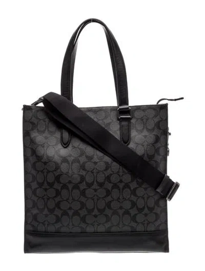Pre-owned Coach Tote In Black