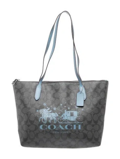Pre-owned Coach Tote In Black