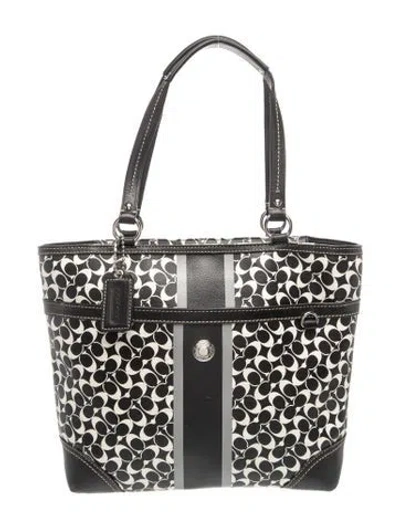 Pre-owned Coach Tote In Black