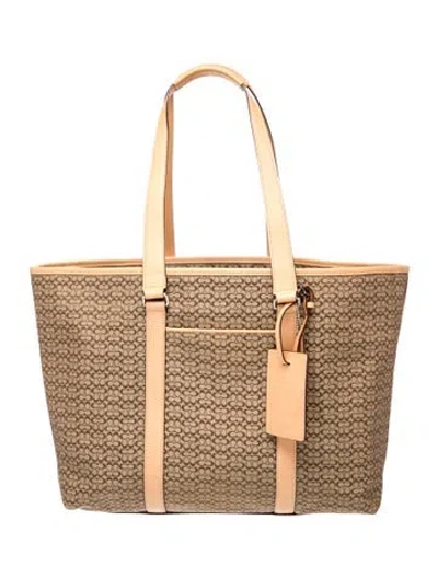 Pre-owned Coach Tote In Brown